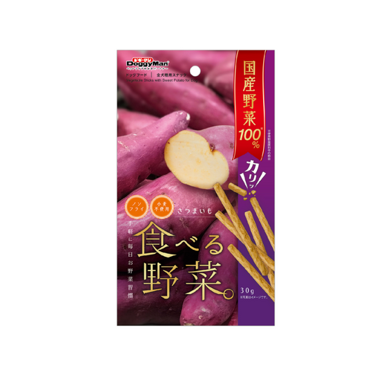 DoggyMan Vegetable Sticks with Sweet Potato - 30g