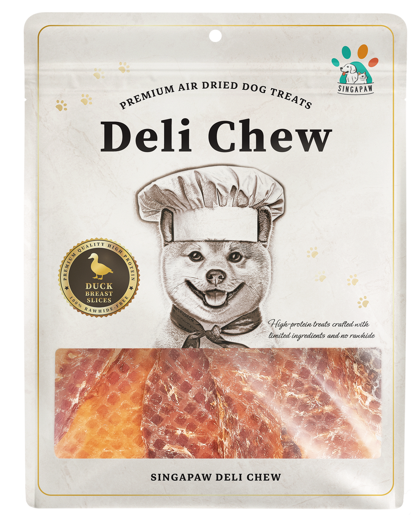 SingAPaw Deli Chew Duck Breast Slices