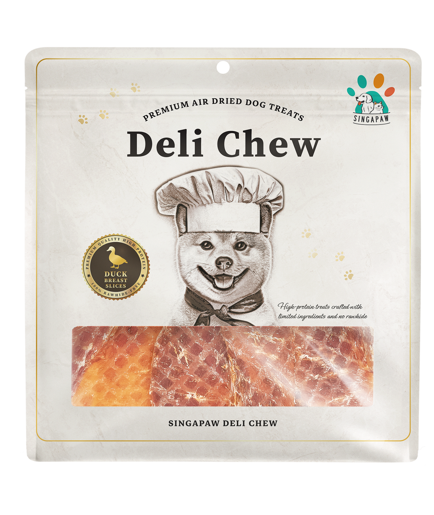 SingAPaw Deli Chew Duck Breast Slices