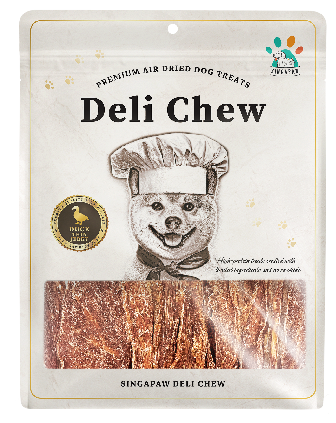 SingAPaw Deli Chew Duck Thin Jerky
