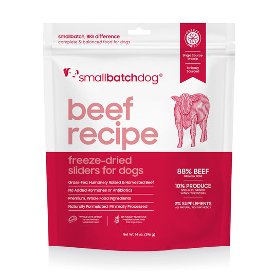 SmallBatch Freeze Dried Sliders 14oz - Beef