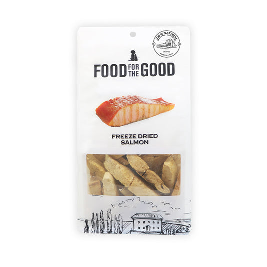 Food For The Good Freeze Dried Salmon Cat & Dog Treats - 60g
