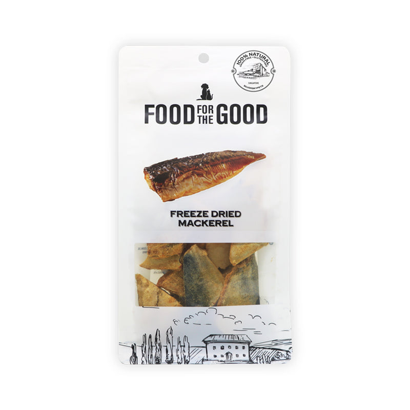 Food For The Good Freeze Dried Mackerel Cat & Dog Treats - 70g