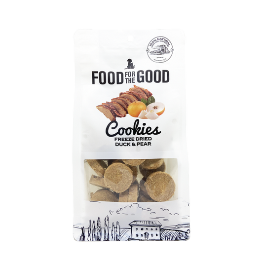 Food For The Good Freeze Dried Cookies Duck & Pear - 70g