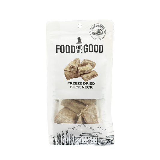 Food For The Good Freeze Dried Duck Neck Cat & Dog Treats - 70g
