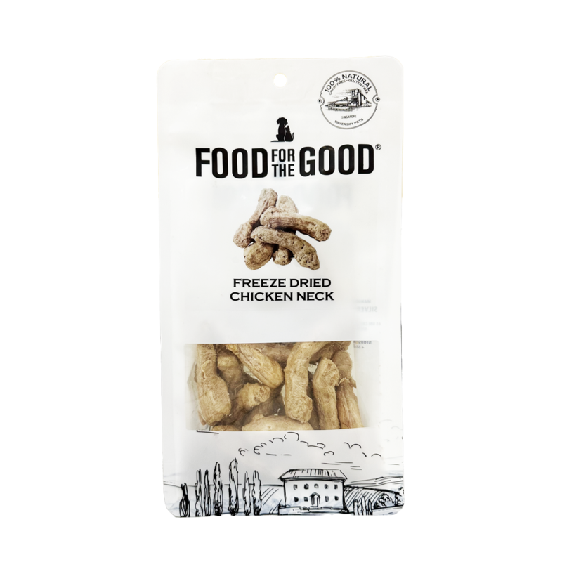 Food For The Good Freeze Dried Chicken Neck Cat & Dog Treats - 70g