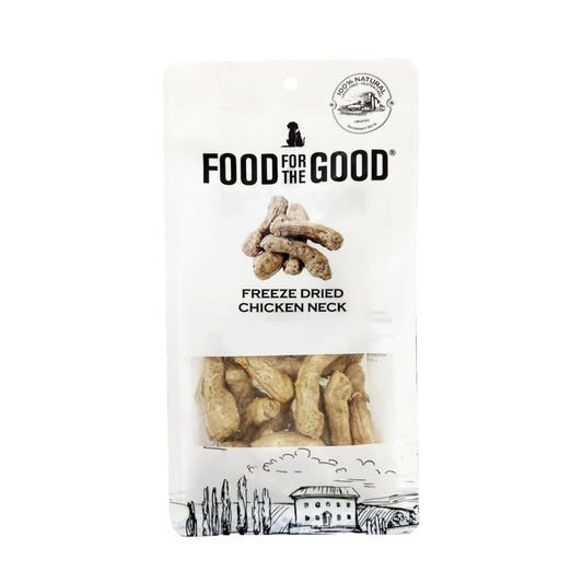 Food For The Good Freeze Dried Chicken Neck Cat & Dog Treats - 70g