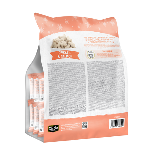 Kit Cat Freeze Bites Raw Food for Cats - Chicken & Salmon (225g)
