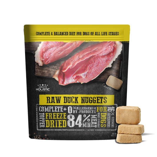 Absolute Holistic Complete & Balanced Freeze Dried Raw Nuggets Dog Food - Duck (14oz)