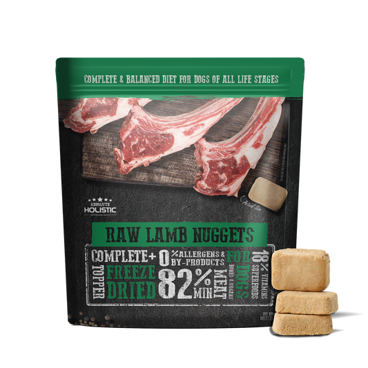 Absolute Holistic Complete & Balanced Freeze Dried Raw Nuggets Dog Food - Lamb (14oz)