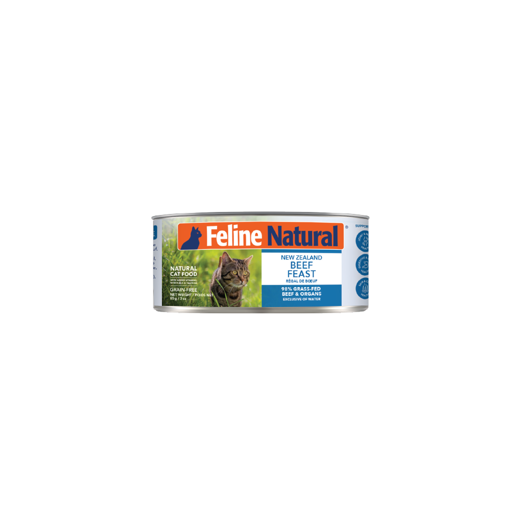 Feline Natural Canned Beef 85gm /24 Cans