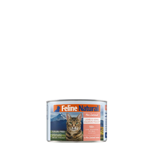 Feline Natural Canned Lamb & Salmon 170gm /12 Cans