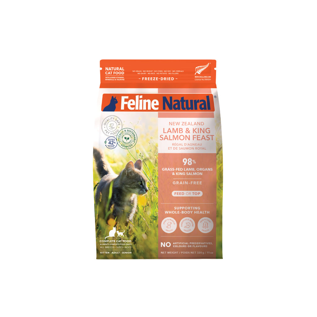 Feline Natural Freeze Dried Lamb & Salmon