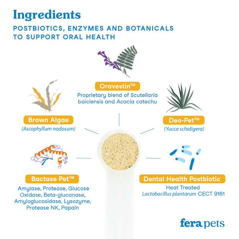 Fera Pets Dental Support for Dogs & Cats - 2.12oz