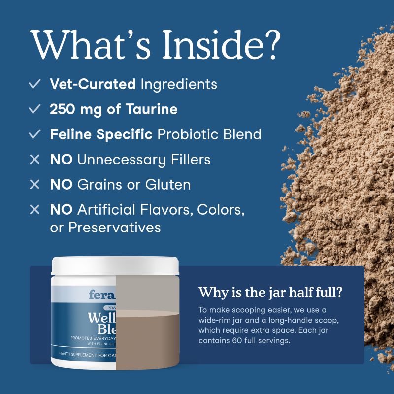 Fera Pets Wellness Blend Supplement 2.12oz