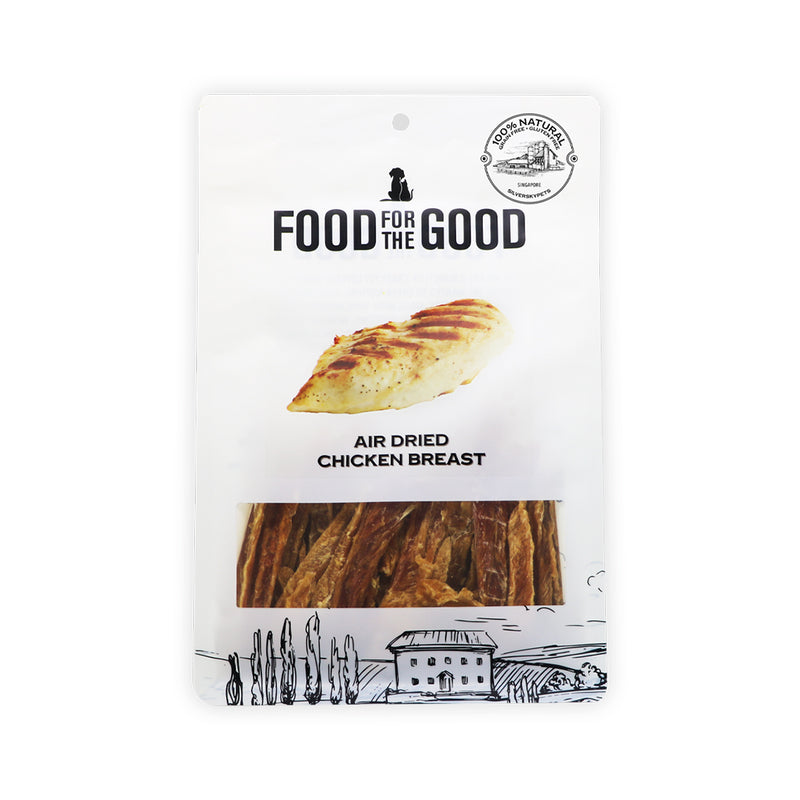Food For The Good Air Dried Chicken Breast Cat & Dog Treats - 300g