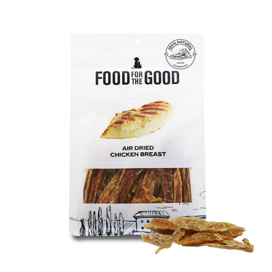 Food For The Good Air Dried Chicken Breast Cat & Dog Treats - 300g