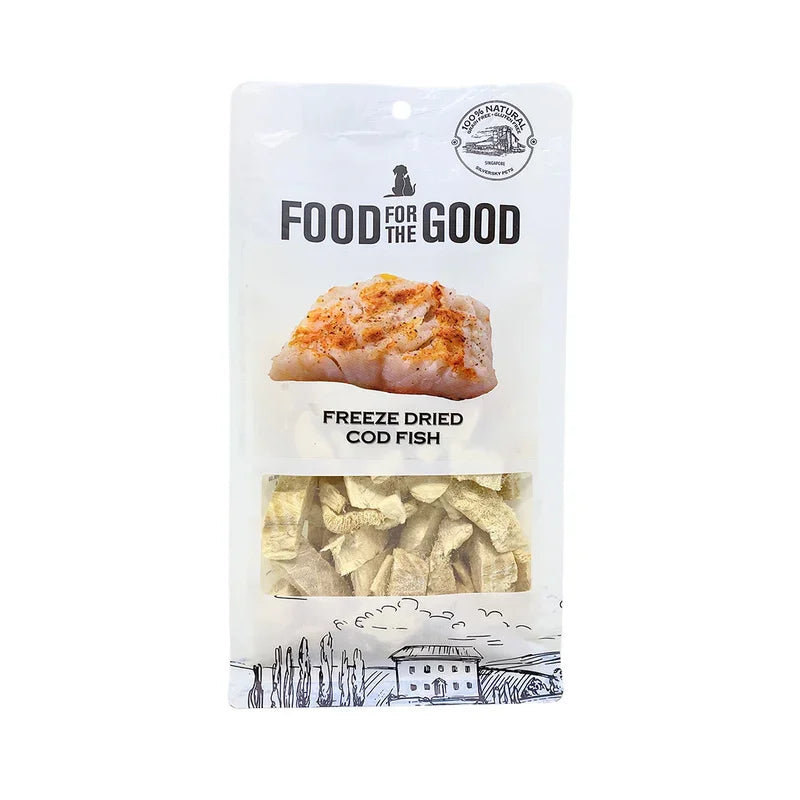 Food For The Good Freeze Dried Cod Fish - 50g