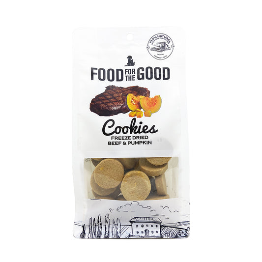Food For The Good Freeze Dried Cookies Beef & Pumpkin - 70g