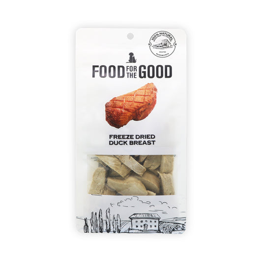 Food For The Good Freeze Dried Duck Breast Cat & Dog Treats - 70g