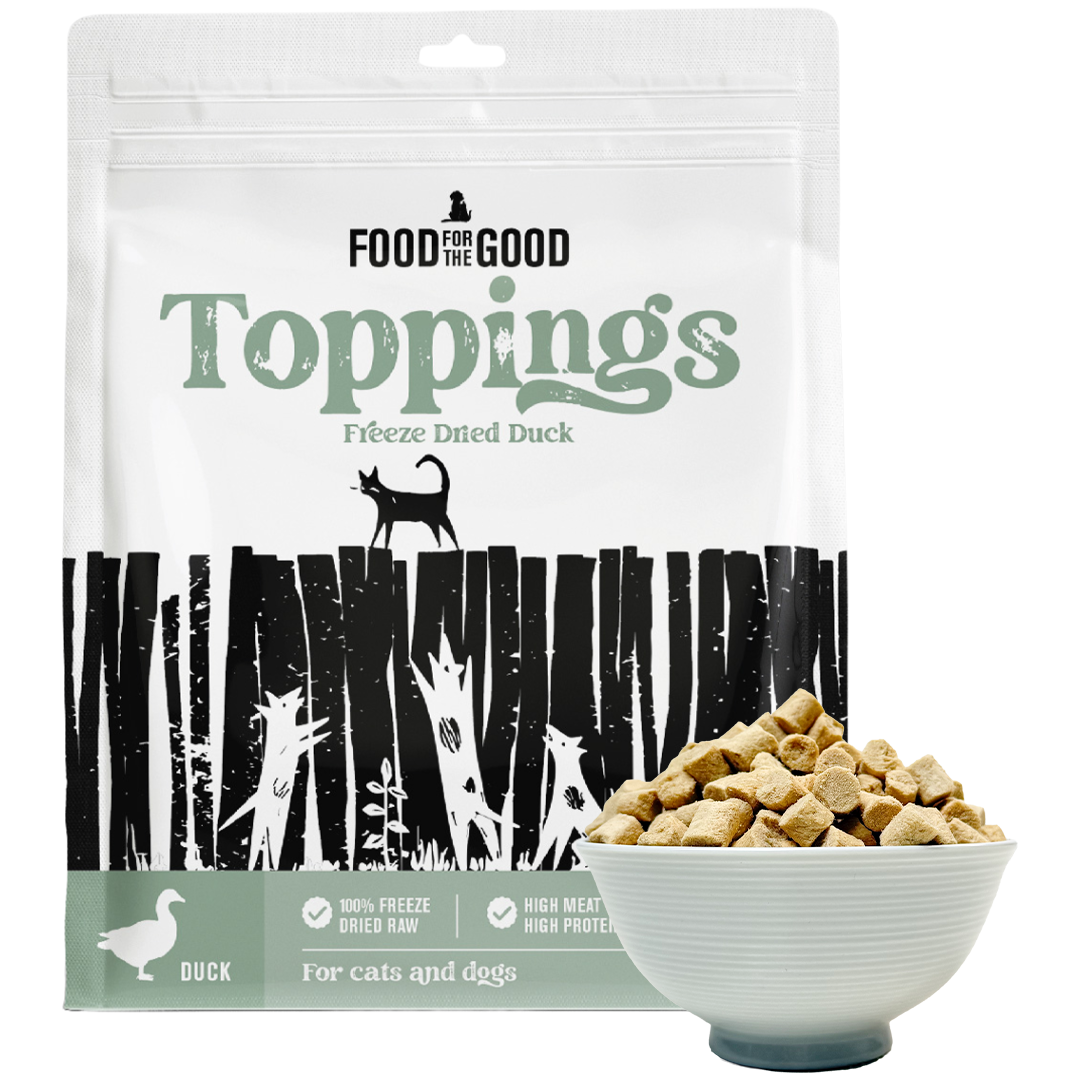 Food For The Good Freeze Dried Duck Toppings 250g