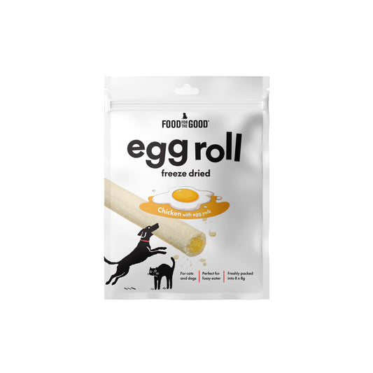 Food For The Good Freeze Dried Egg Roll - Chicken With Egg Yolk 64g (8x8g)