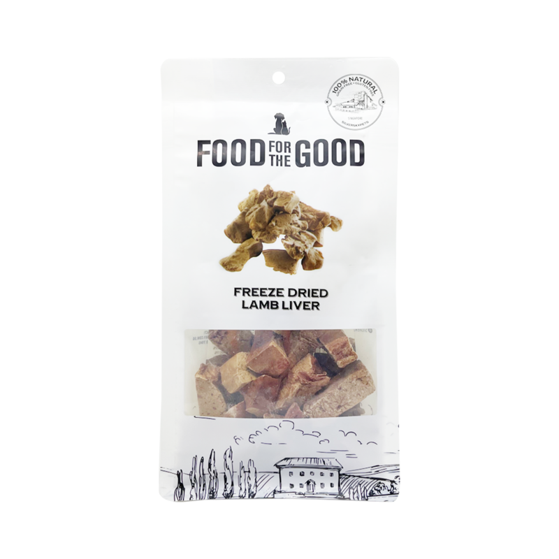 Food For The Good Freeze Dried Lamb Liver Cat & Dog Treats - 70g
