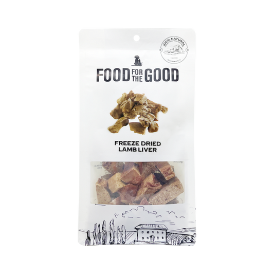 Food For The Good Freeze Dried Lamb Liver Cat & Dog Treats - 70g