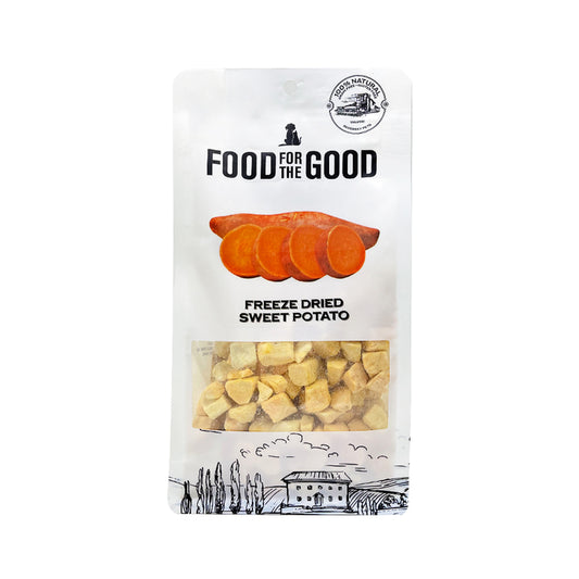 Food For The Good Freeze Dried Orange Sweet Potato Cat & Dog Treats - 100g