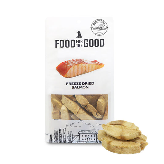 Food For The Good Freeze Dried Salmon Cat & Dog Treats - 60g