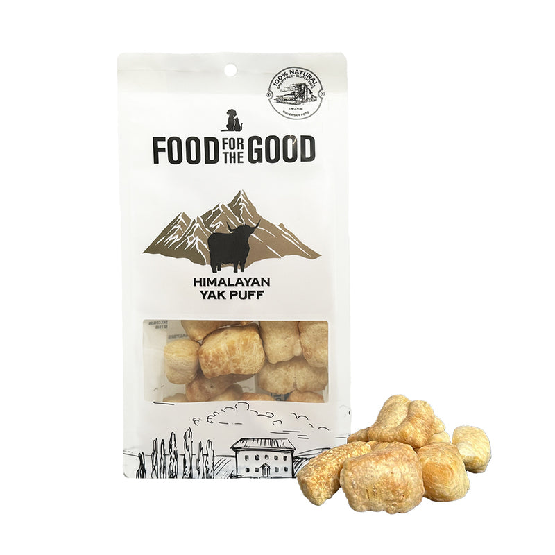 Food For The Good Himalayan Yak Puff Cat & Dog Treats - 65g