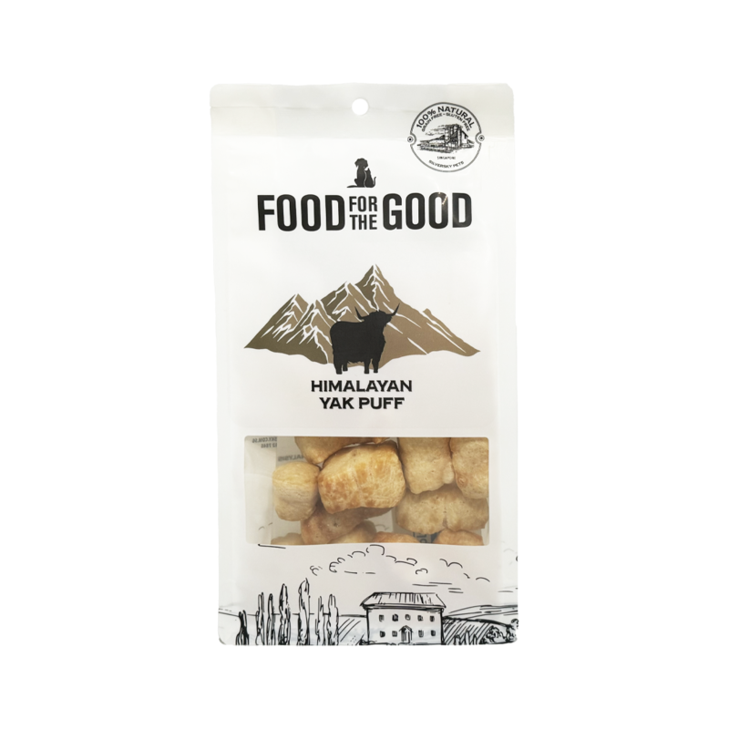 Food For The Good Himalayan Yak Puff Cat & Dog Treats - 65g