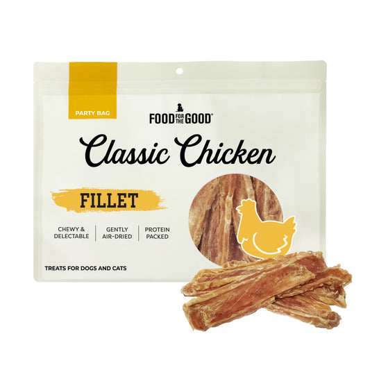 Food For The Good Party Bag Chicken Fillet Cat & Dog Treats - 400g