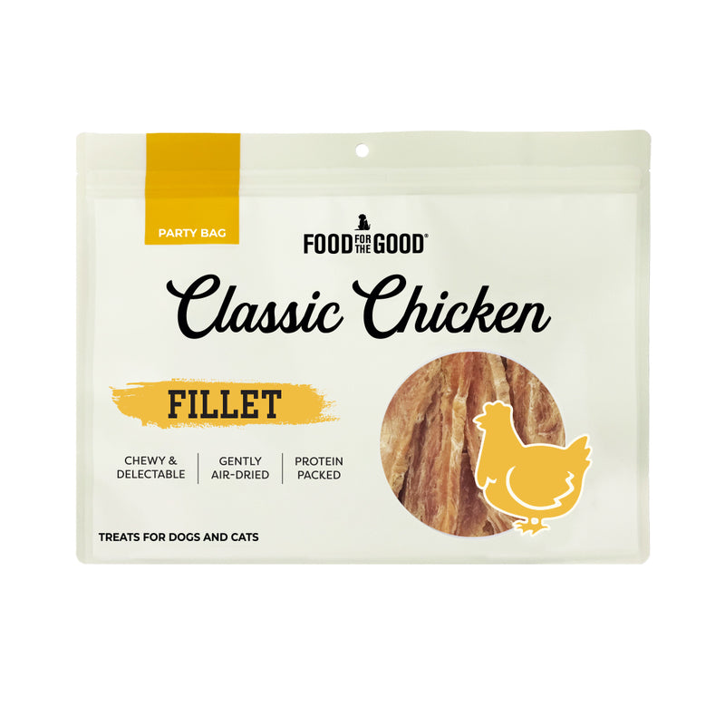 Food For The Good Party Bag Chicken Fillet Cat & Dog Treats - 400g