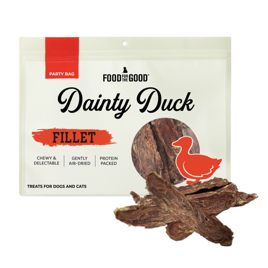 Food For The Good Party Bag Duck Fillet Cat & Dog Treats - 400g