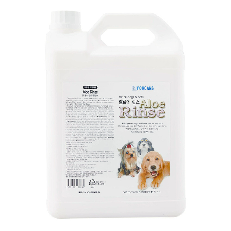 Forcans Aloe Rinse Conditioner for Cats & Dogs [2 Sizes]