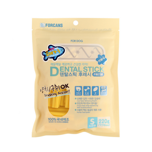 Forcans Dog Treat Dental Stick Omega3 - 220g