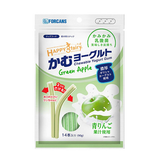Forcans Dog Treat Yogurt Gum Green Apple - 90g