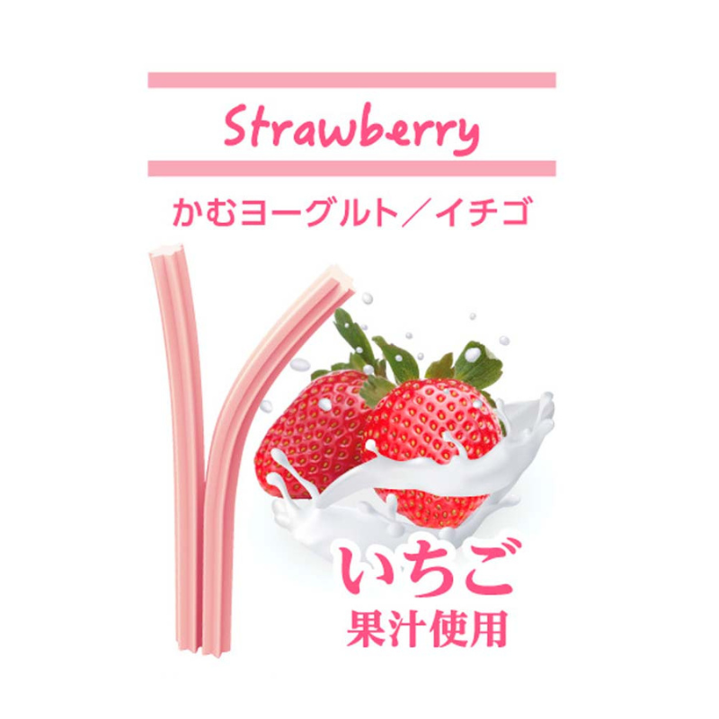 Forcans Dog Treat Yogurt Gum Strawberry - 90g