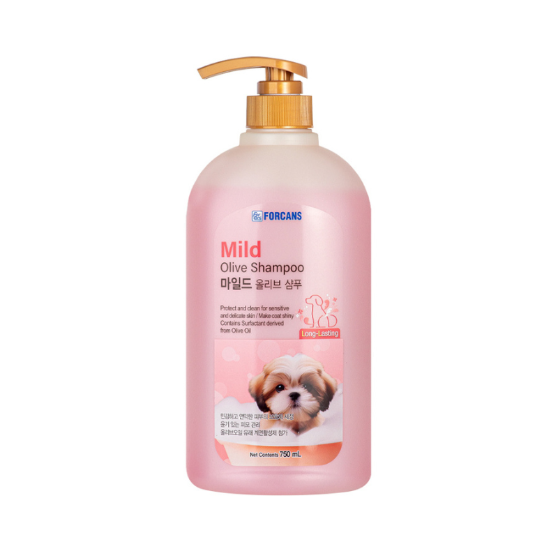 Forcans Mild Olive Shampoo for Cats & Dogs [2 Sizes]