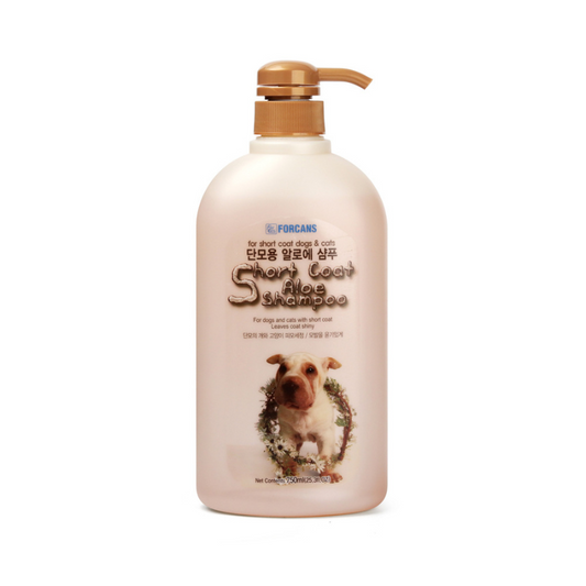 Forcans Short Coat Aloe Shampoo for Cats & Dogs [2 Sizes]