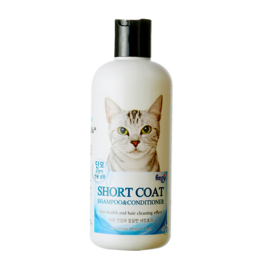 Forcans Short Coat Cat Shampoo & Conditioner - 300ml