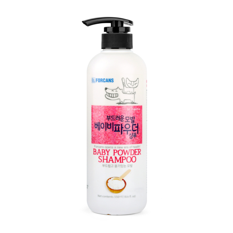 Forcans Baby Powder Shampoo For Cats & Dogs - 550ml