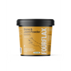 Black tub of Fourflax Bone & Joint Powder for Dogs with a jumping dog graphic and "UCII" logo.