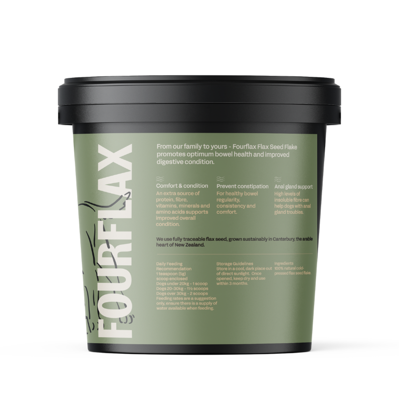 Fourflax Flax Seed Flake Nutritional Food Supplement For Cats & Dogs [2 Sizes]