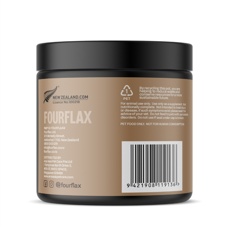 Fourflax Immunity Nutritional Powder Supplement For Cats & Dogs [3 Sizes]