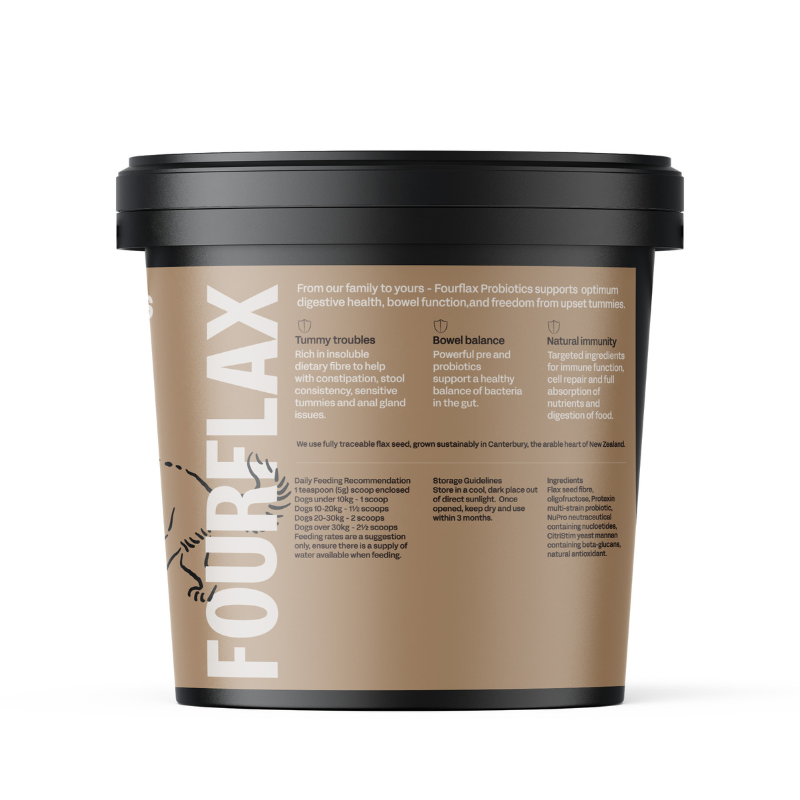 Fourflax Probiotics Nutritional Powder Supplement For Cats & Dogs [3 Sizes]