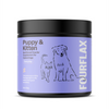 Fourflax Puppy & Kitten Nutritional Powder Supplement For Cats & Dogs [2 Sizes]