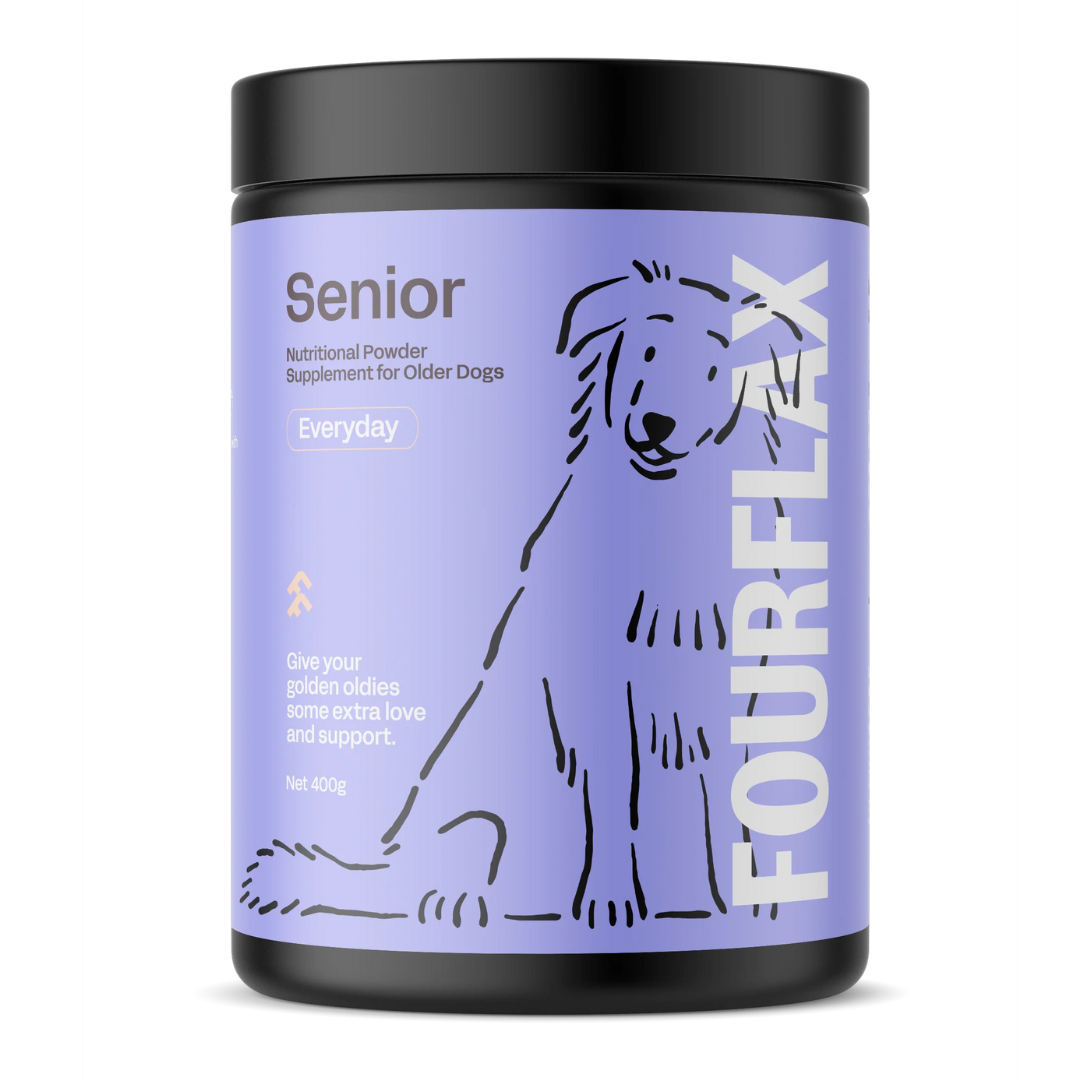 Fourflax Senior Nutritional Powder Supplement For Cats & Dogs [2 Sizes]