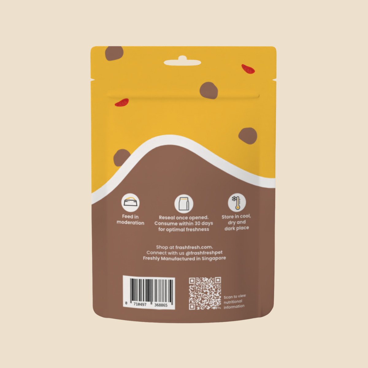 Frashfresh Freeze Dried Dog & Cat Treats (Pork With Immunity Boost)